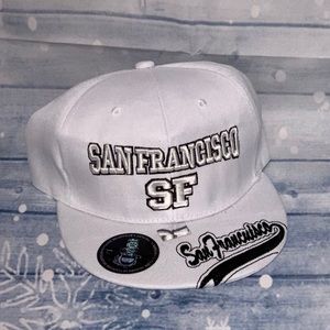 HOWD San Francisco White Baseball Cap Hat Sz L